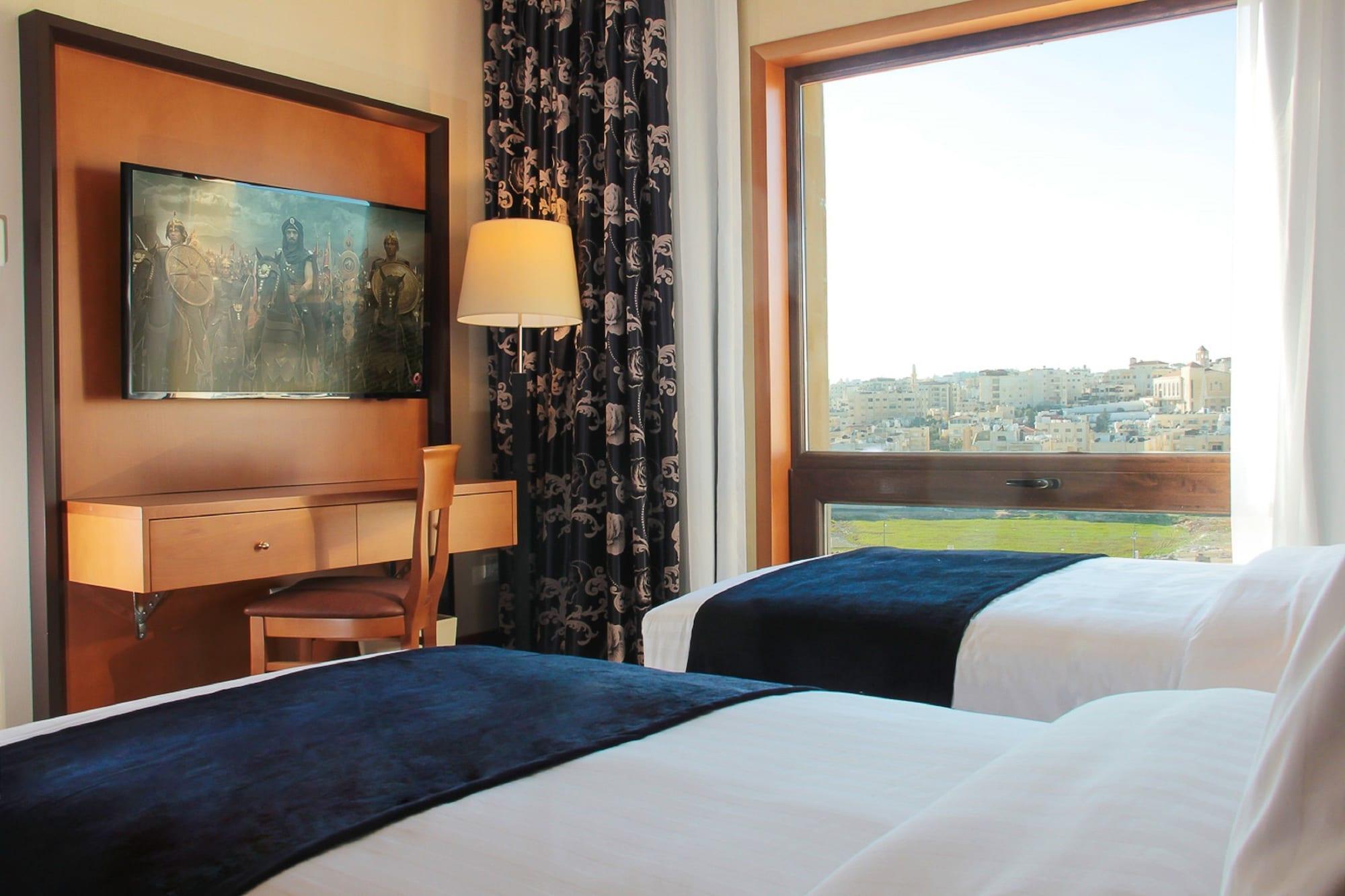 โรงแรมเธาแซนด์ ไนท์ อัมมาน ภายนอก รูปภาพ A room at the hotel
